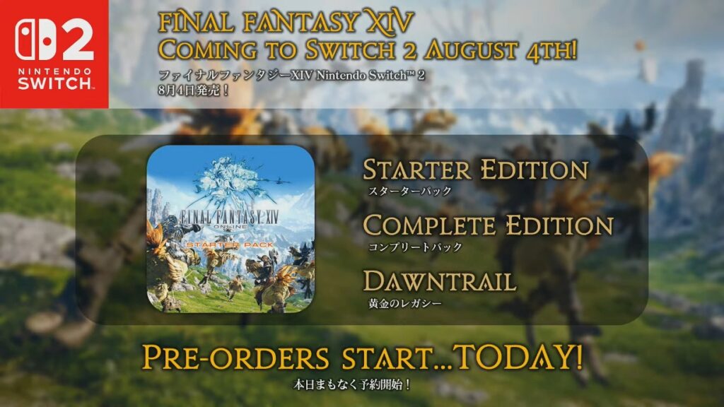 Final Fantasy 14 reveals Nintendo Switch 2 release date and pricing, Final Fantasy 7 remake collaboration, more Final Fantasy 14 reveals Nintendo Switch 2 release date and pricing, Final Fantasy 7 remake collaboration, more