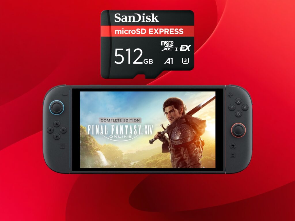 Final Fantasy XIV is largest Switch 2 game at 117 GB, as storage prices remain high