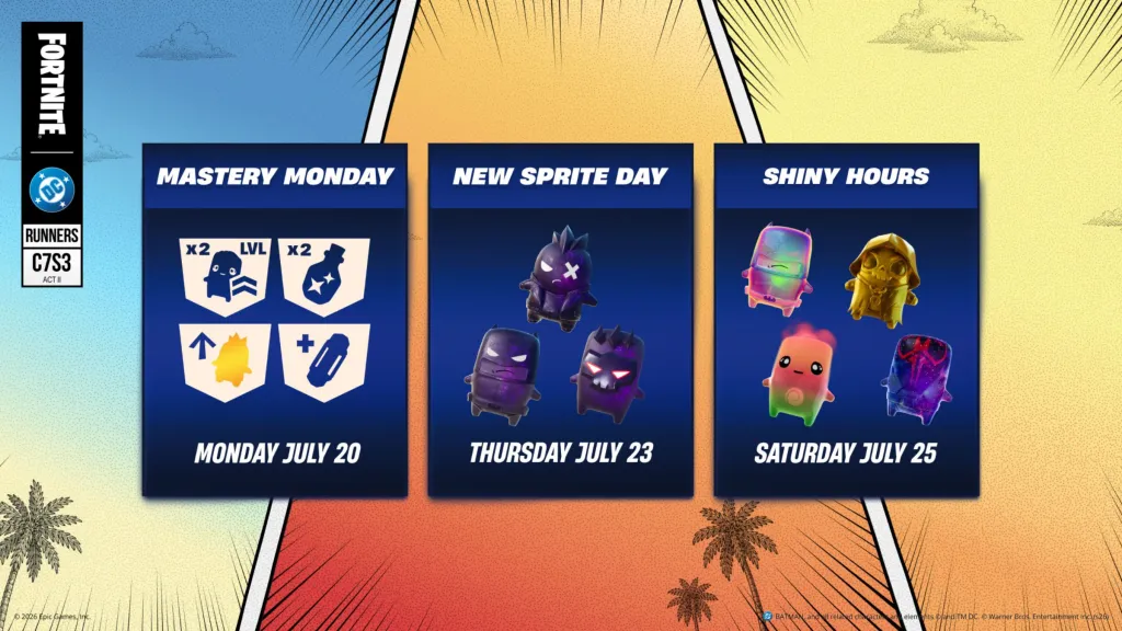 Fortnite Weekly Event Schedule Season 7 Chapter 3