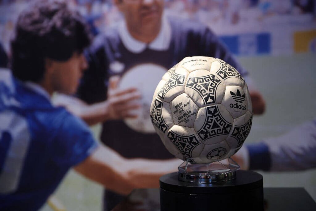 Maradona’s ‘Hand of God’ ball back on the auction block, but is it worth  million?