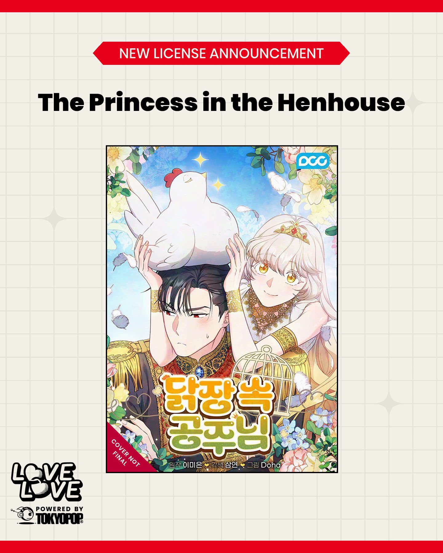 tokyopop The Princess in the Henhouse license visual