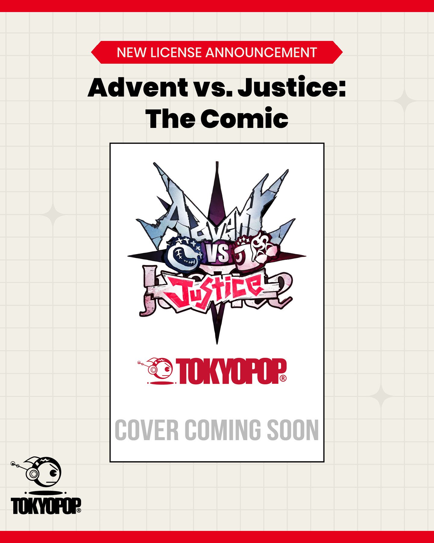 tokyopop Advent vs. Justice: The Comic license visual