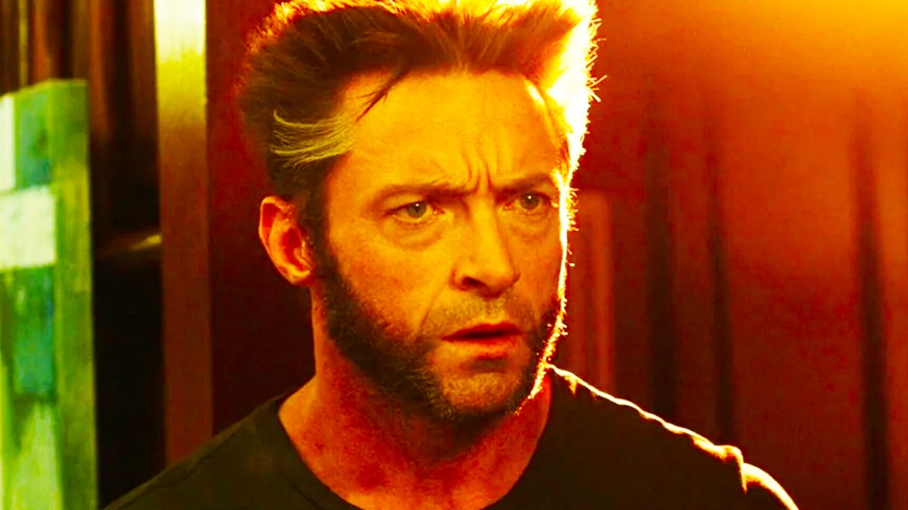 Hugh Jackman's Wolverine at the end of X-Men Days of Future Past