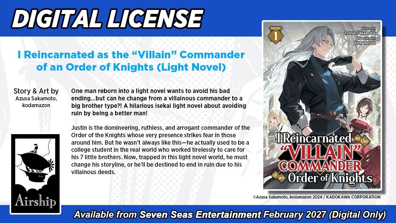I REINCARNATED AS THE “VILLAIN” COMMANDER OF AN ORDER OF KNIGHTS (LIGHT NOVEL) by Azusa Sakamoto, fujy, and kodamazon
