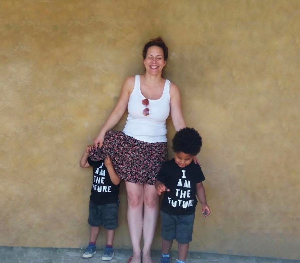 Mum Ivana Poku and her twin boys (Ivana Poku)