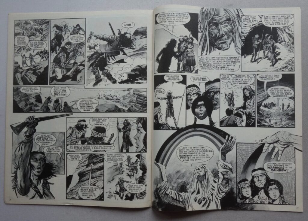 Terra Nova Issue Zero Sample Issue (Eco Publishing, 1983) - “Warriors Of The Rainbow”, with art by Martin Asbury