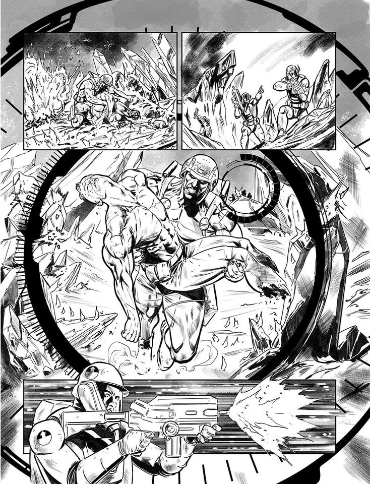 Rogue Trooper art by Neil Edwards