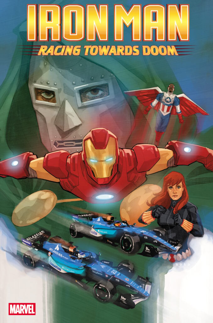Iron Man: Racing Towards Doom #1 cover by Phil Noto