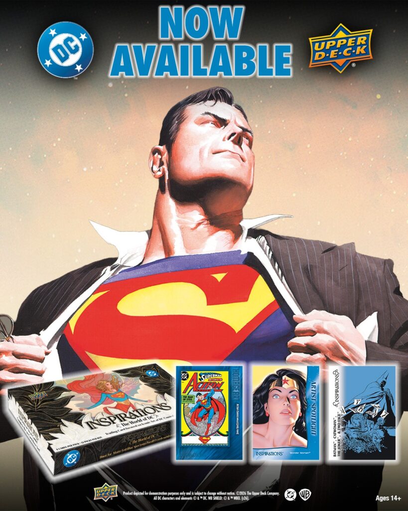 Upper Deck Releases New ‘Inspirations: The World of DC’ Trading Card Set