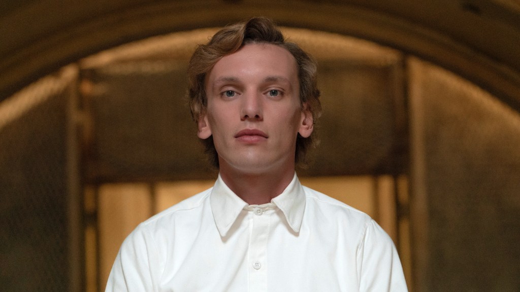 STRANGER THINGS. Jamie Campbell Bower as Peter Ballard in STRANGER THINGS. Cr. Tina Rowden/Netflix © 2022