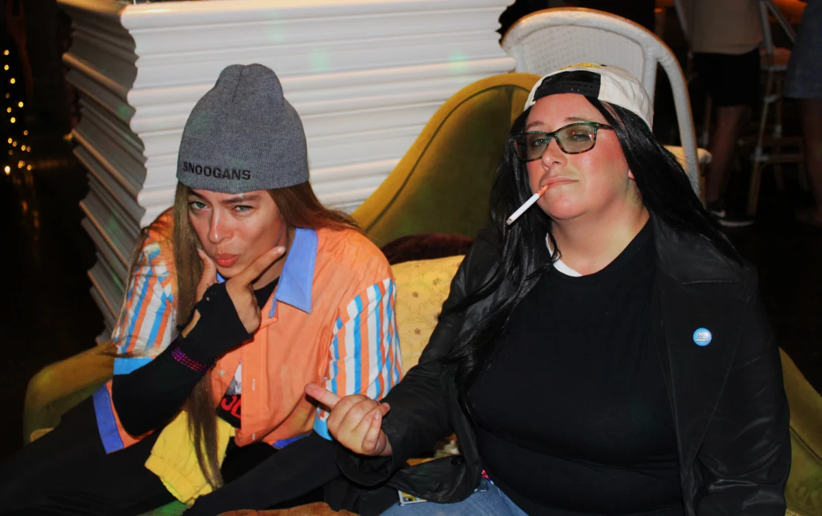 Jay and Silent Bob at the Blunt Objects party at SDCC
