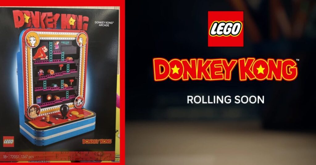 Nintendo x LEGO Donkey Kong Arcade set leaks online: First look image, details, and price