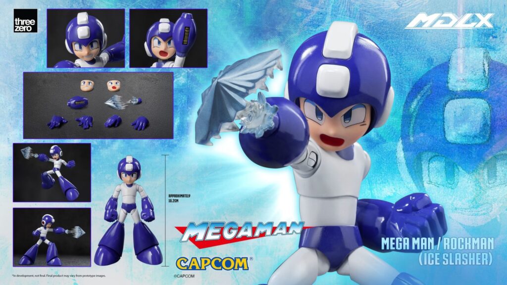 Threezero Unveils New Mega Man MDLX Figure with the Ice Slasher Suit 