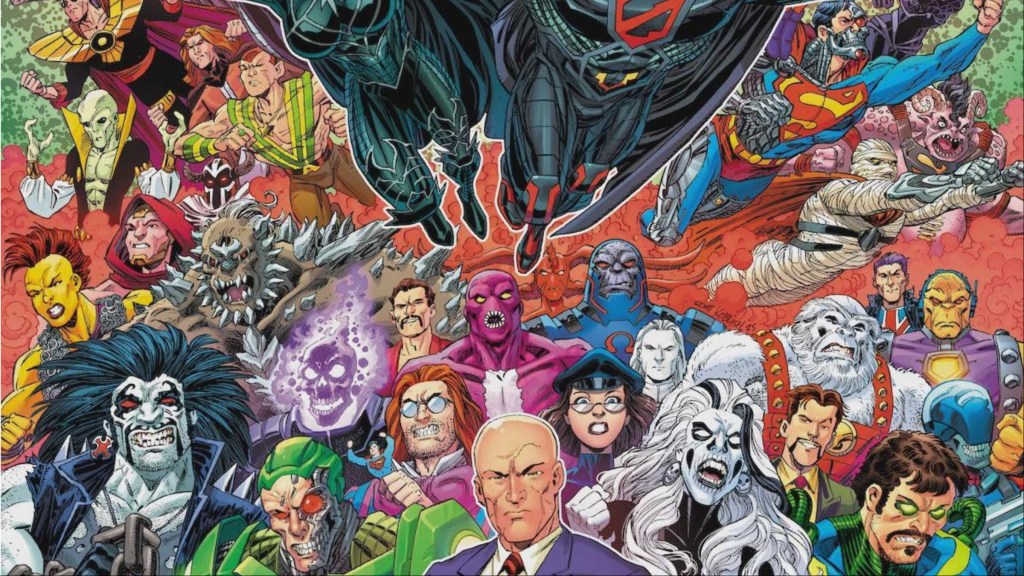 Superman's villains gathered together