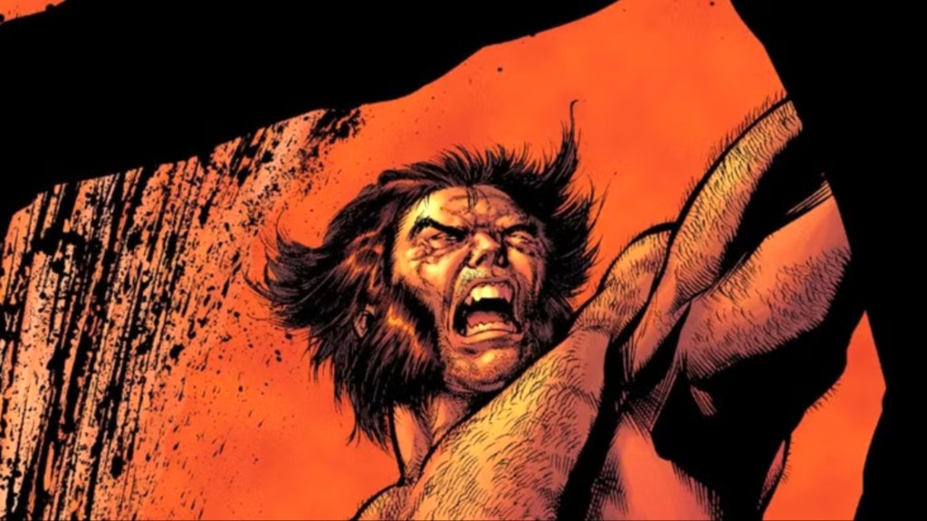 Wolverine beheading Magneto in Planet X