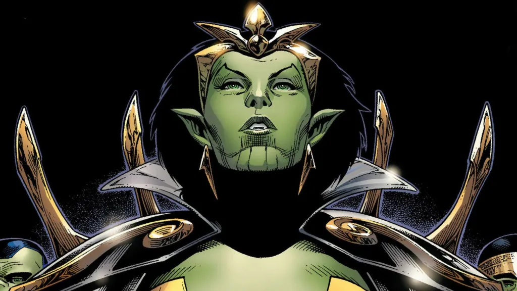 The Skrull Empress Veranke looking imperious