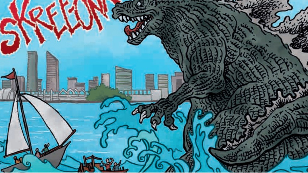 Godzilla in San Diego Bay