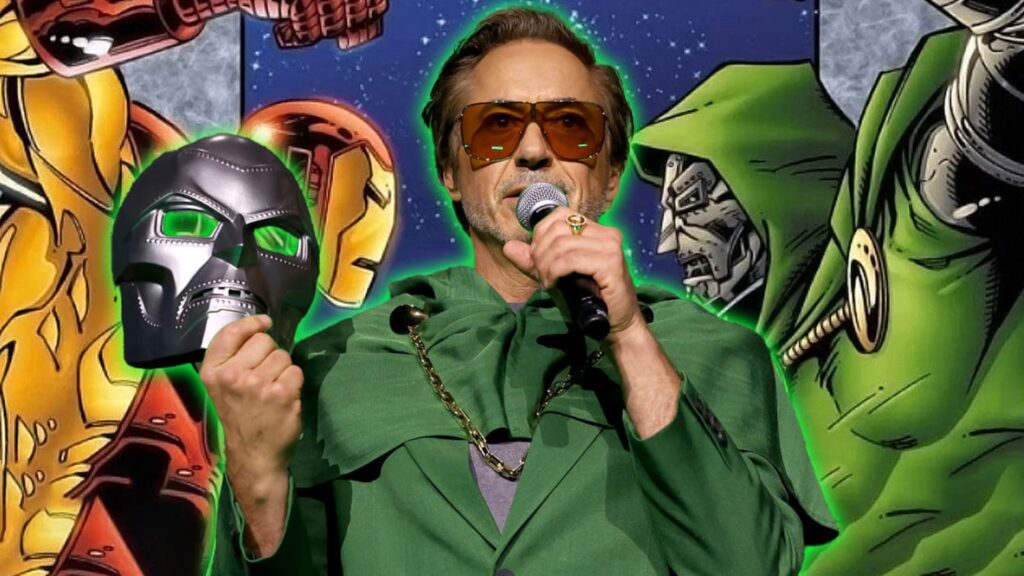 Robert Downey Jr.’s Doctor Doom jacket during San Diego Comic Con hides secret Latverian messages