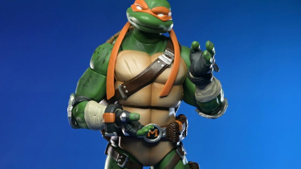 Michelangelo Joins NECA’s Fortnite x Teenage Mutant Ninja Turtles Line