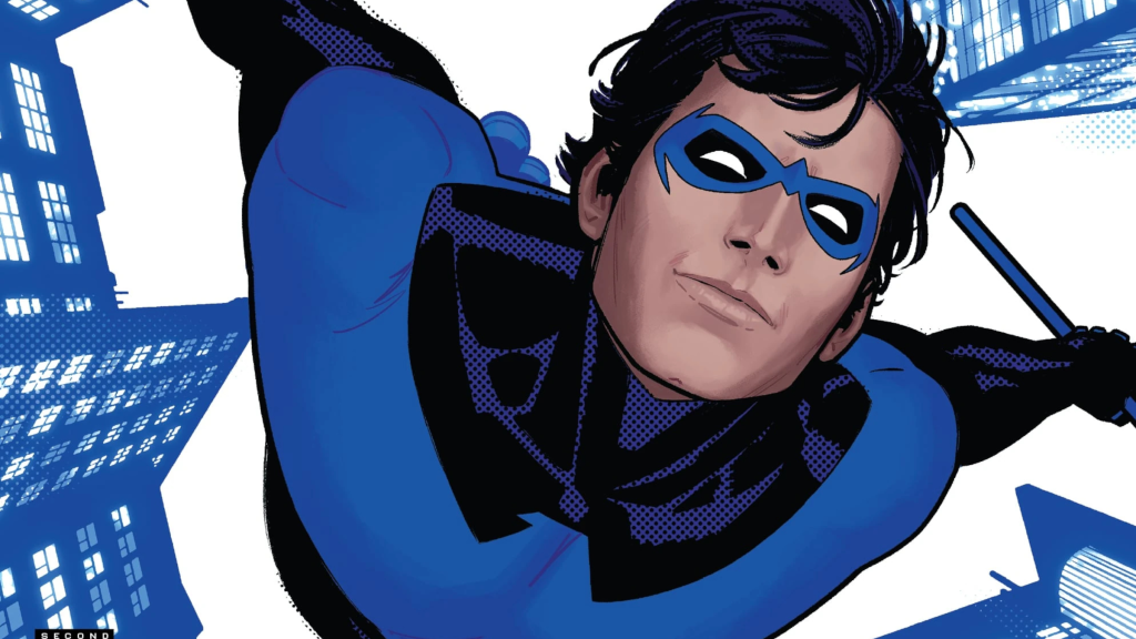 Nightwing dives into city