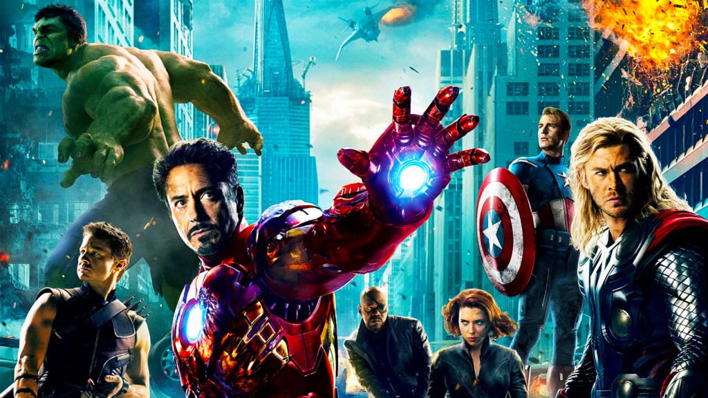 Original Avengers protecting New York in 2012