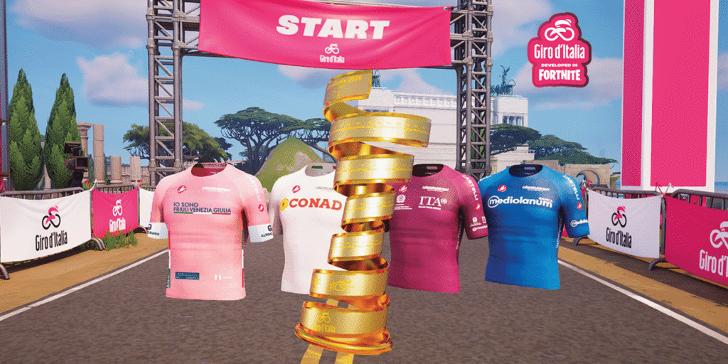 Giro d’Italia on Fortnite: record-breaking numbers for the digital Corsa Rosa