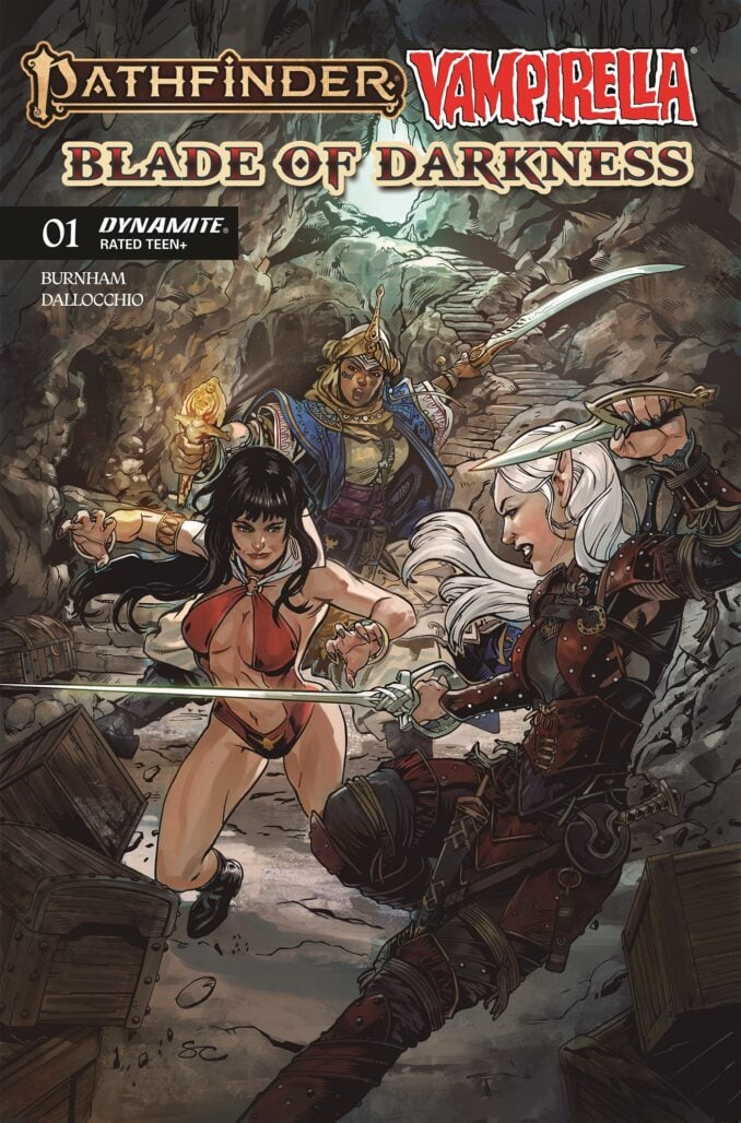 Pathfinder/Vampirella: Blade of Darkness #1 cover A, by Steven Cummings