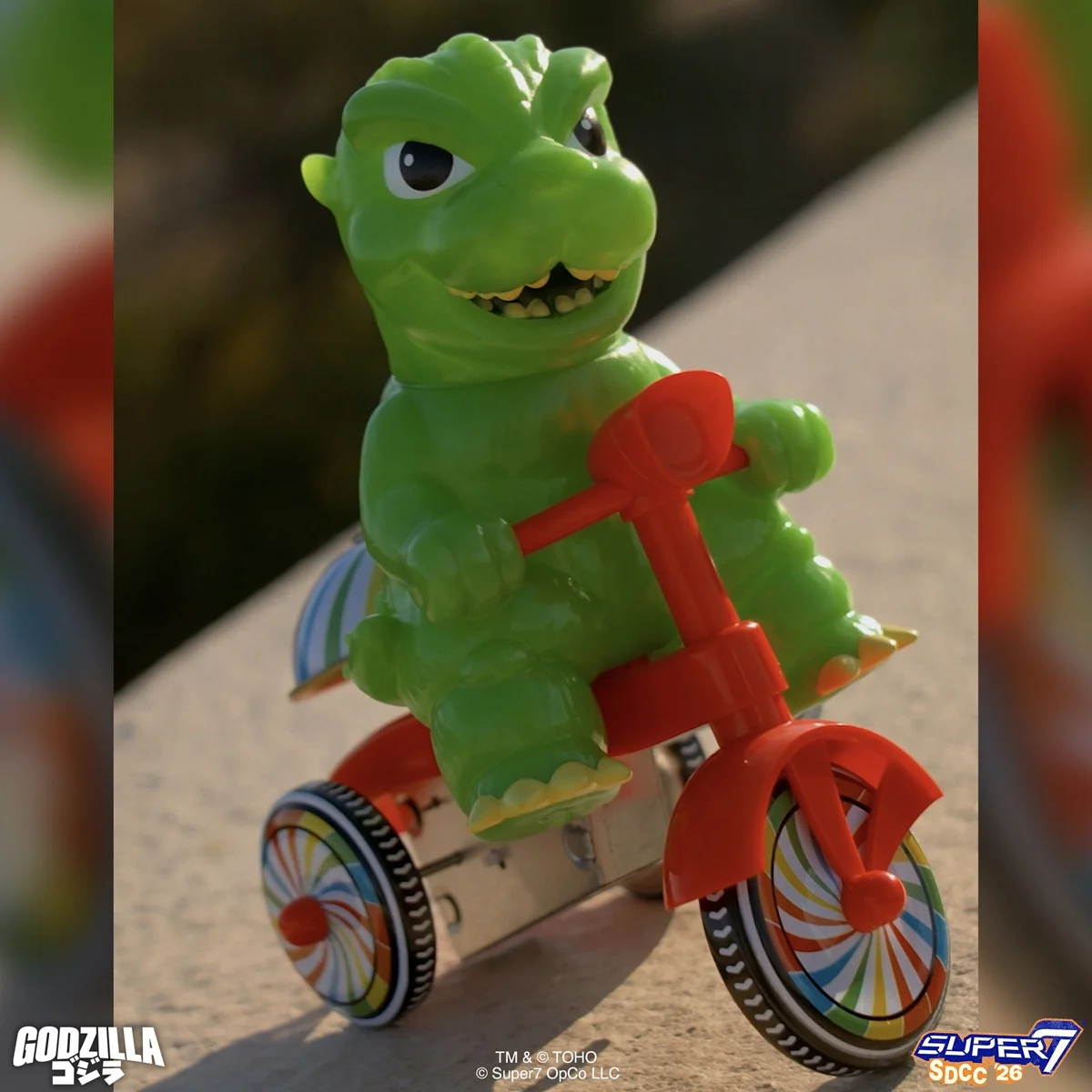 Toho Godzilla Red Trike hero image.