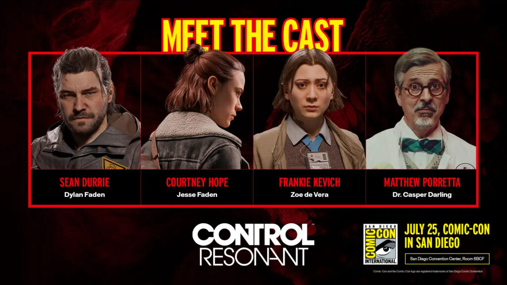 CONTROL Resonant Cast Is Coming to San Diego Comic