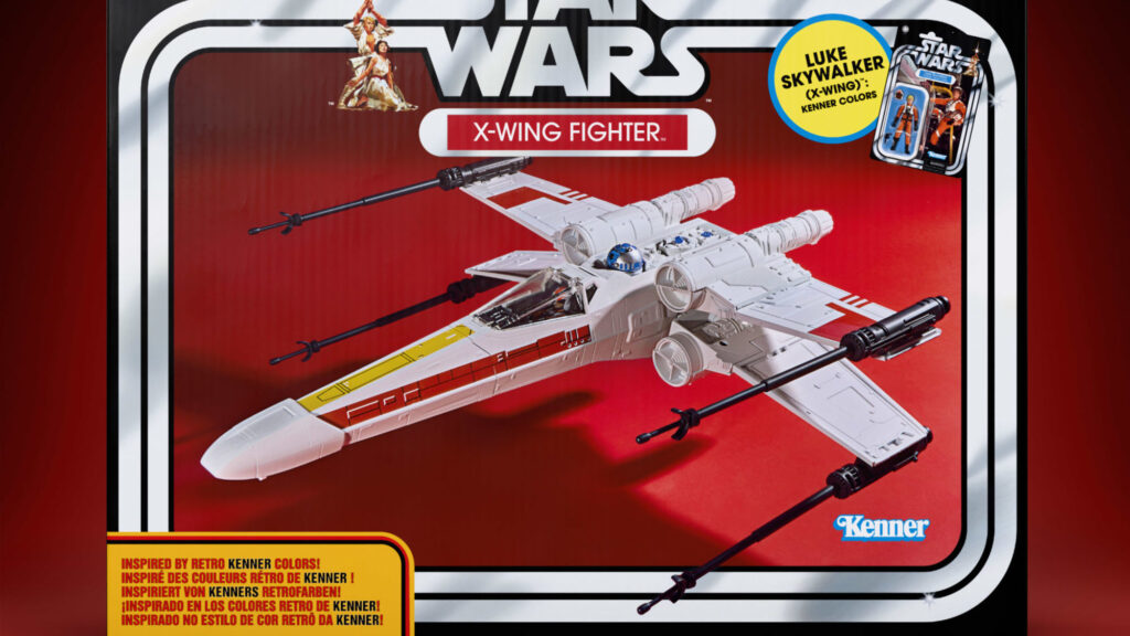 Star Wars: TVC X-Wing & Luke (Kenner Colors) Set Unveiled by Hasbro