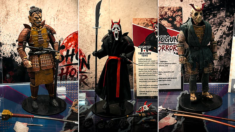 NECA's Stunning Shogun Horror Line Reimagines Ghost Face, Jason, and Leatherface as Feudal Japanese Warriors