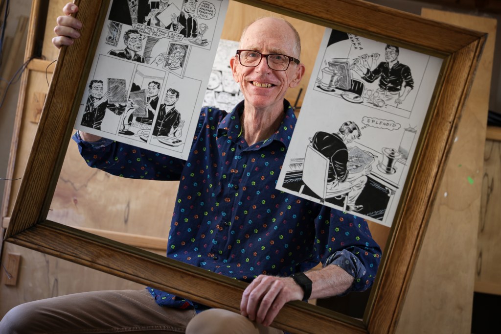 Paul Theroux teams up with Santa Rosa artist for dark new graphic novel ‘Crazy for You’ Paul Theroux teams up with Santa Rosa artist for dark new graphic novel ‘Crazy for You’