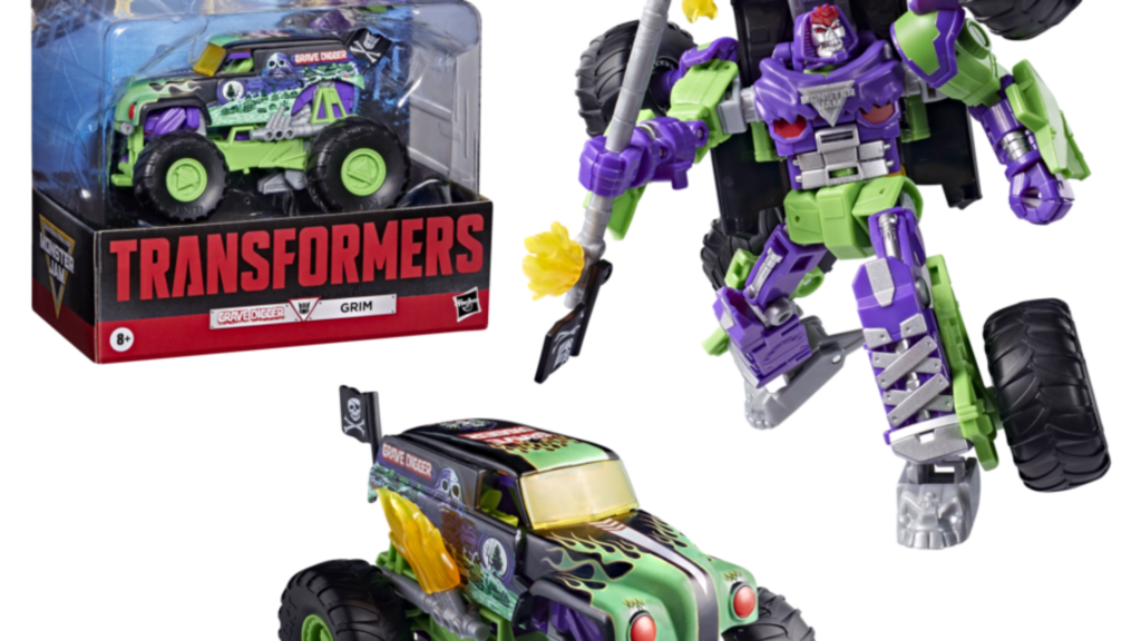 Grave Digger Joins the Fight with Transformers x Monster Jam Collab