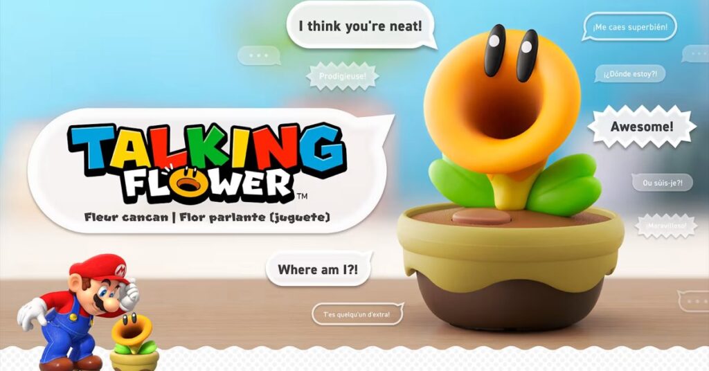 Super rare deal drops official Nintendo Talking Flower collectible down to 