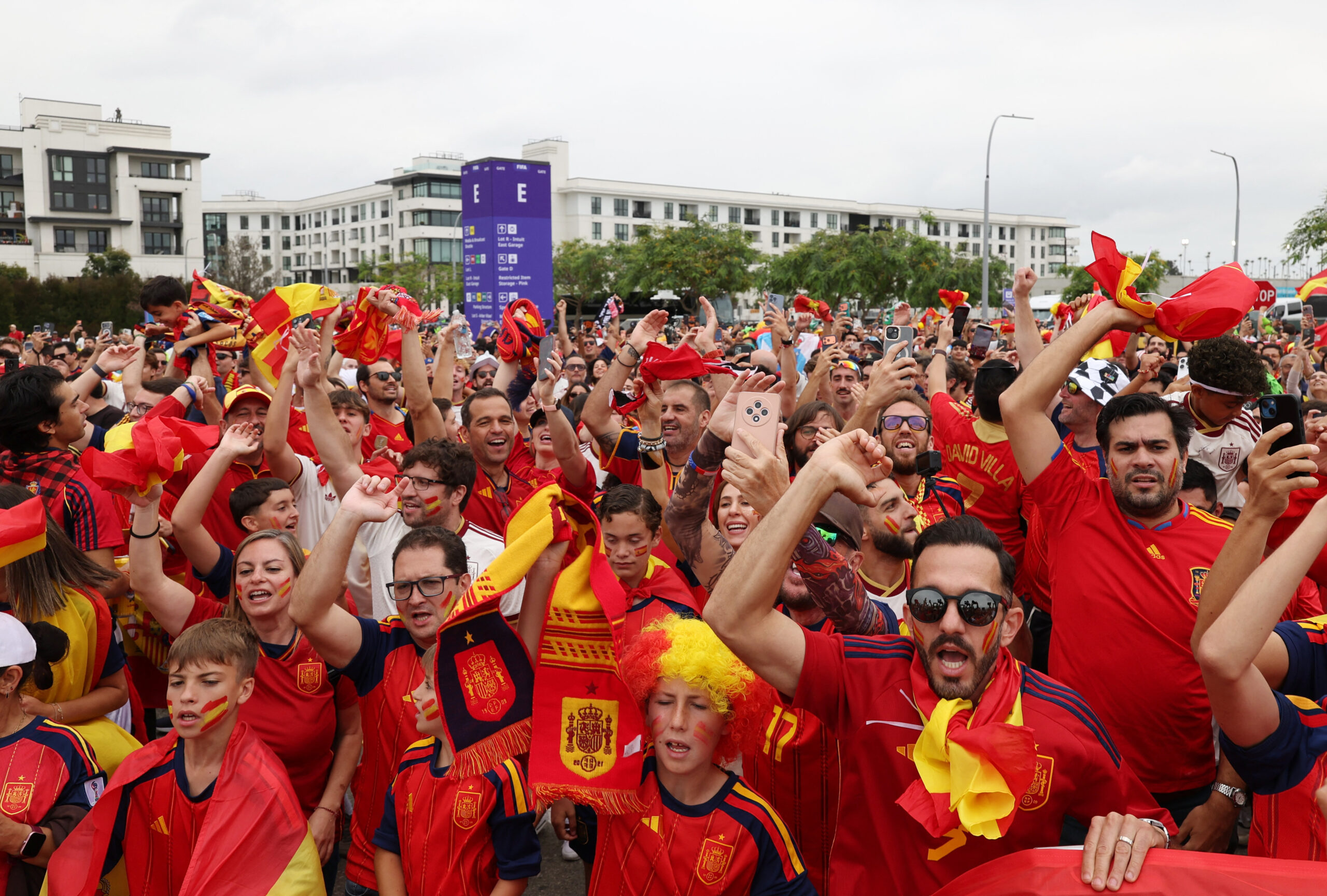 World Cup scenes around Los Angeles
