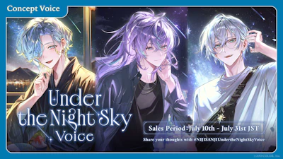 NIJISANJI and NIJISANJI EN announce “Under the Night Sky Voice”