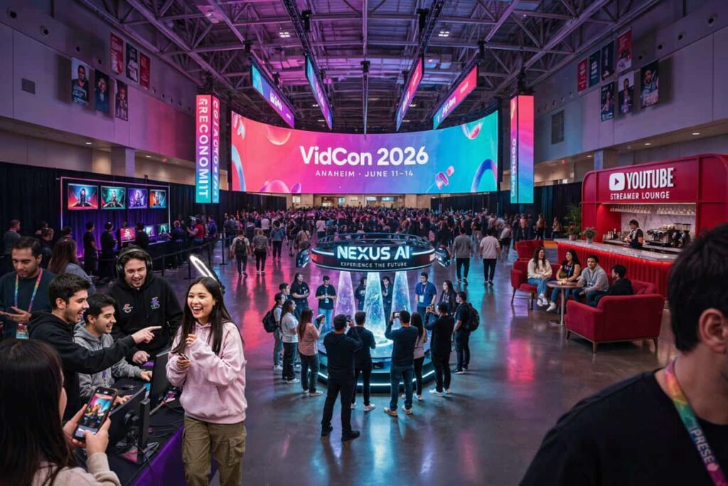 VidCon 2026 Showcases the Future of the Creator Economy With Immersive Booths, AI Activations, Gaming Zones and Creator Lounges