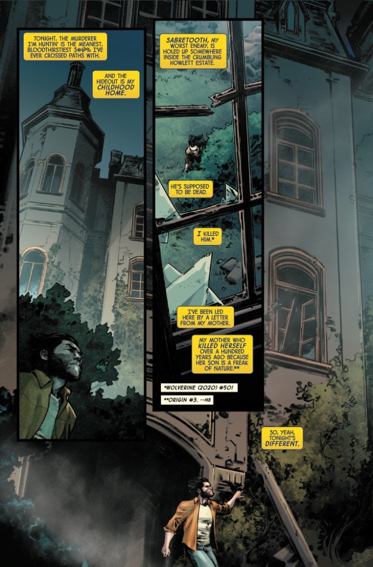 Wolverine #10 interior art
