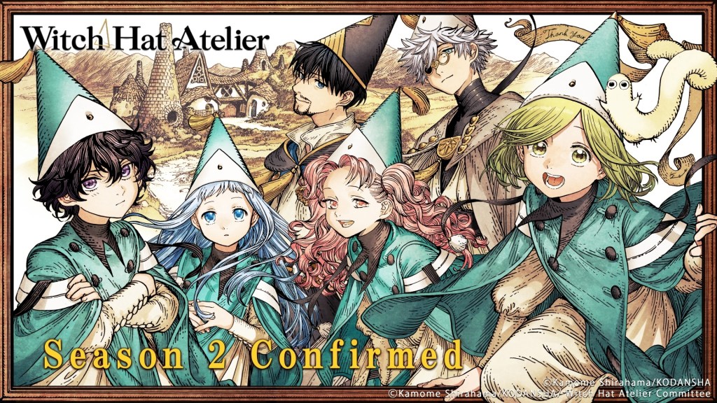 announcement art for Witch Hat Atelier Season 2