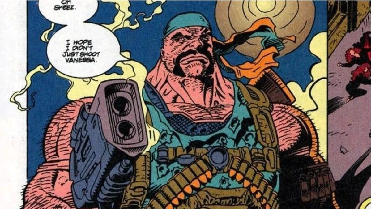 The early 90s X-Men soldier Sluggo.