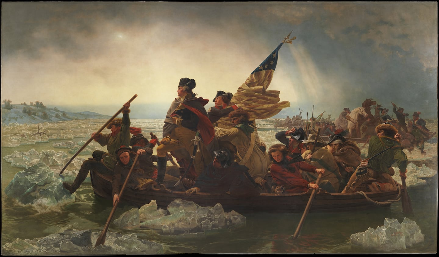 Emanuel Leutze, "George Washington Crossing the Delaware."