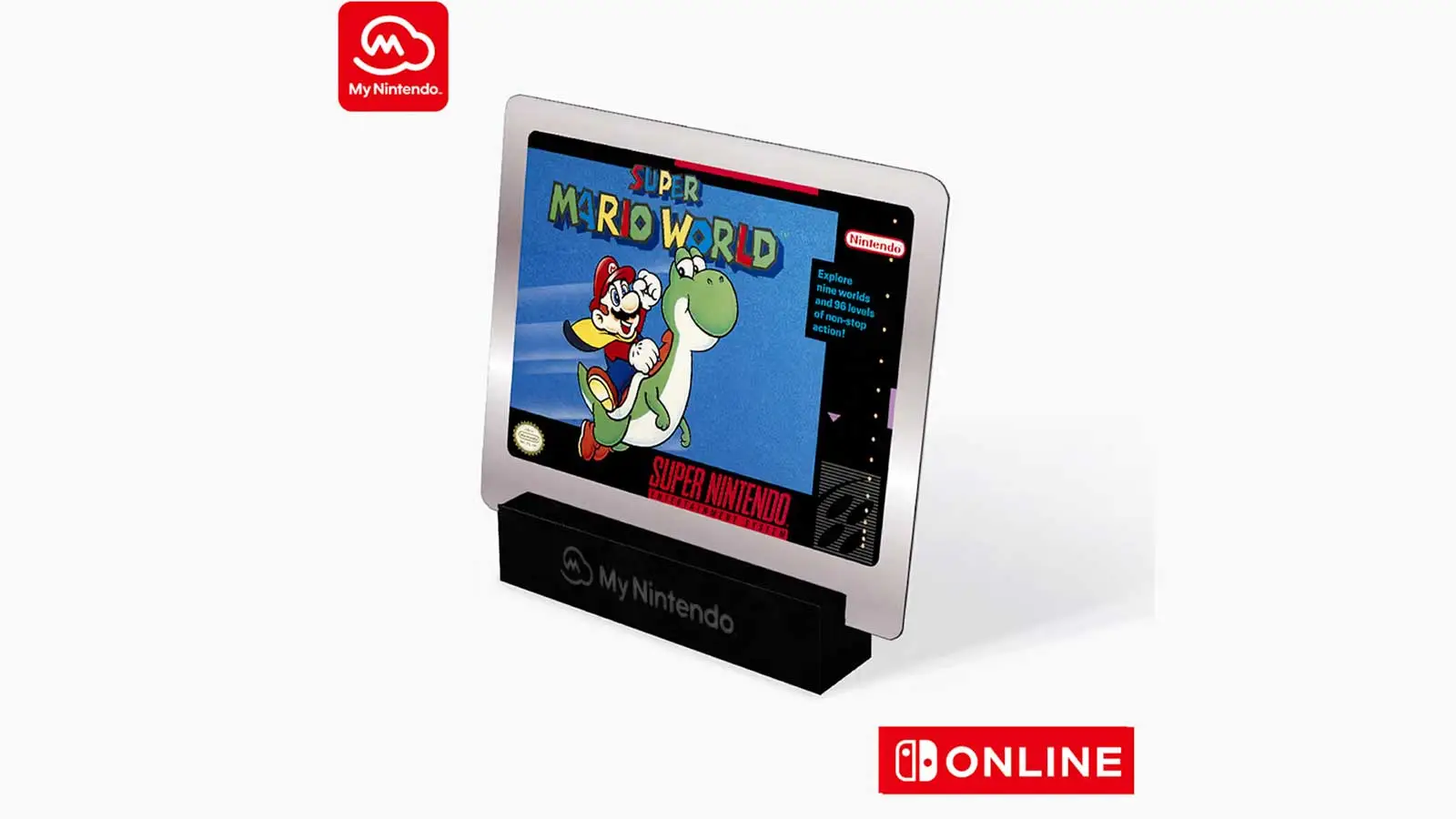 Super Mario World Desktop Metal Display-
