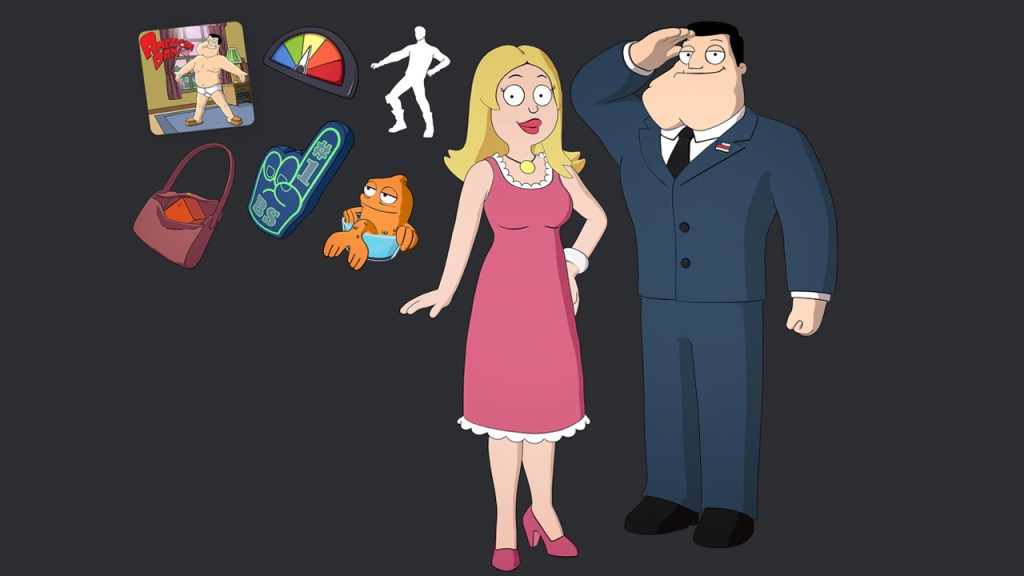 American Dad Fortnite Bundle Cosmetic Items