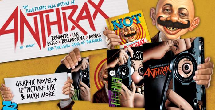 ANTHRAX to partner with Z2 Comics on graphic novel based off band’s history ANTHRAX to partner with Z2 Comics on graphic novel based off band’s history
