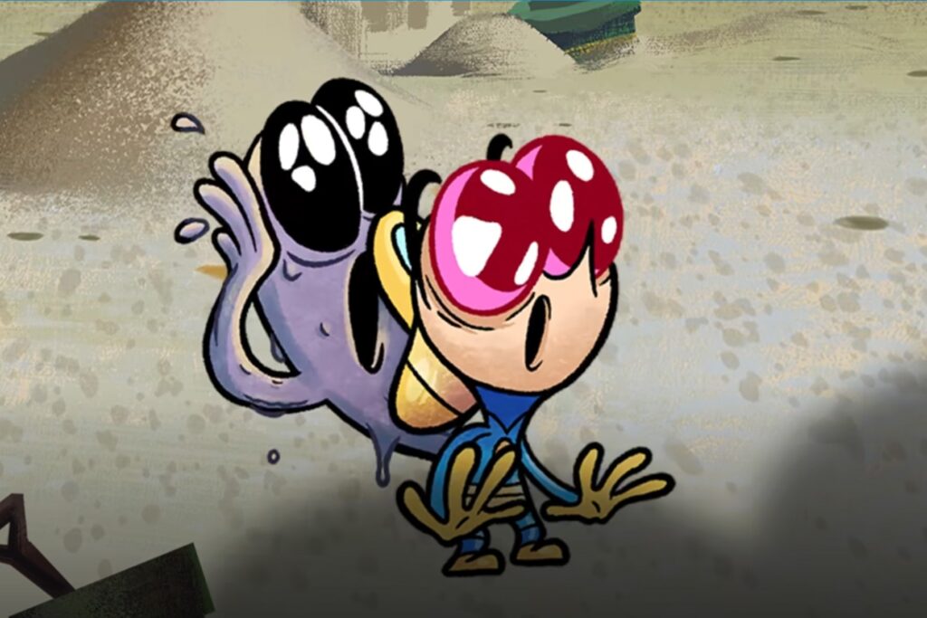 How Oh, My Doug! Creators Blended Ren & Stimpy and Osmosis Jones For Wild New Video Game (Exclusive)