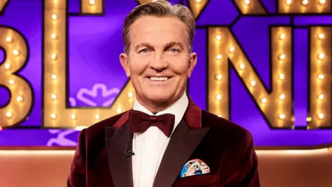 BBC Bradley Walsh on the set of Blankety Blank