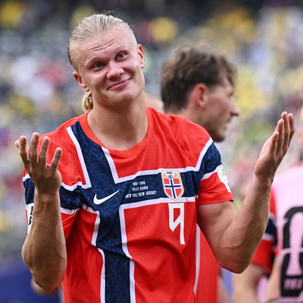 Your Breakout World Cup Star Erling Haaland Took Home a Taxidermy Raccoon, Because Why Not