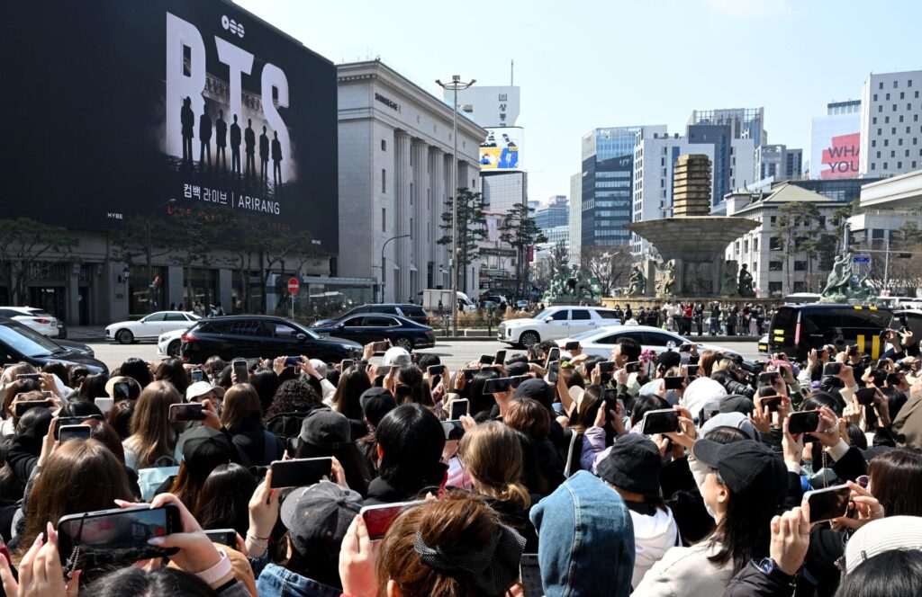 Why BTS Gwanghwamun show shocked Japanese social media users