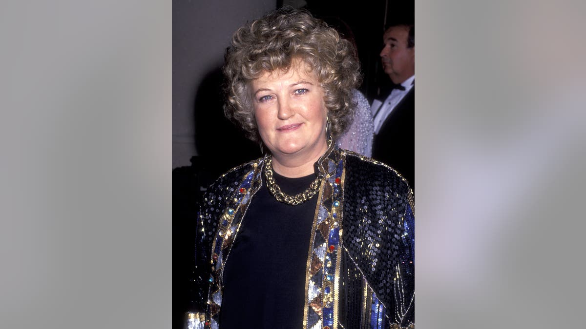 Brenda Fricker attends the Golden Globe Awards at the Beverly Hilton Hotel.