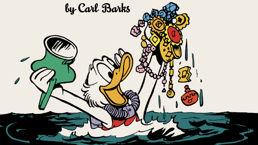 The Newest Complete Carl Barks Library volume has Donald Duck lost beneath the sea
